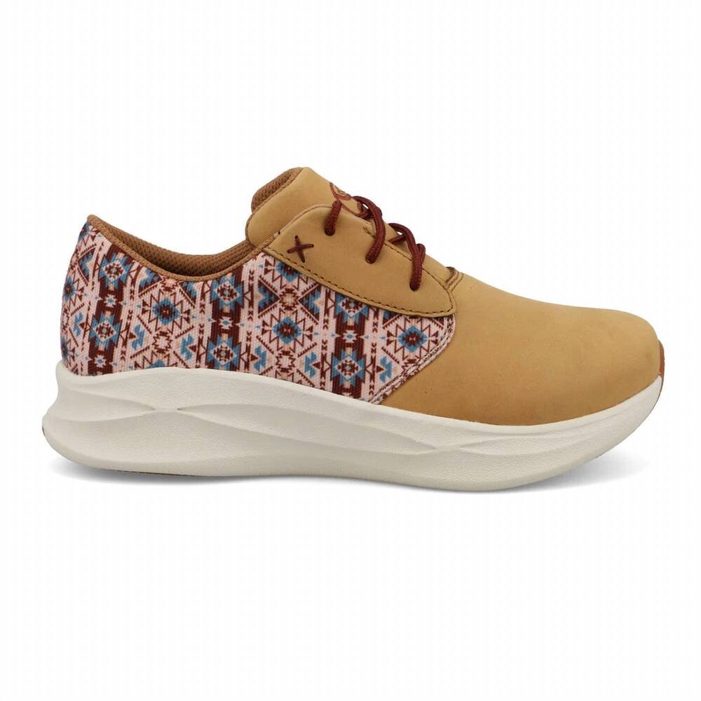 NEW TWISTED X women's beeswax and aztec ultralite shoes in beige